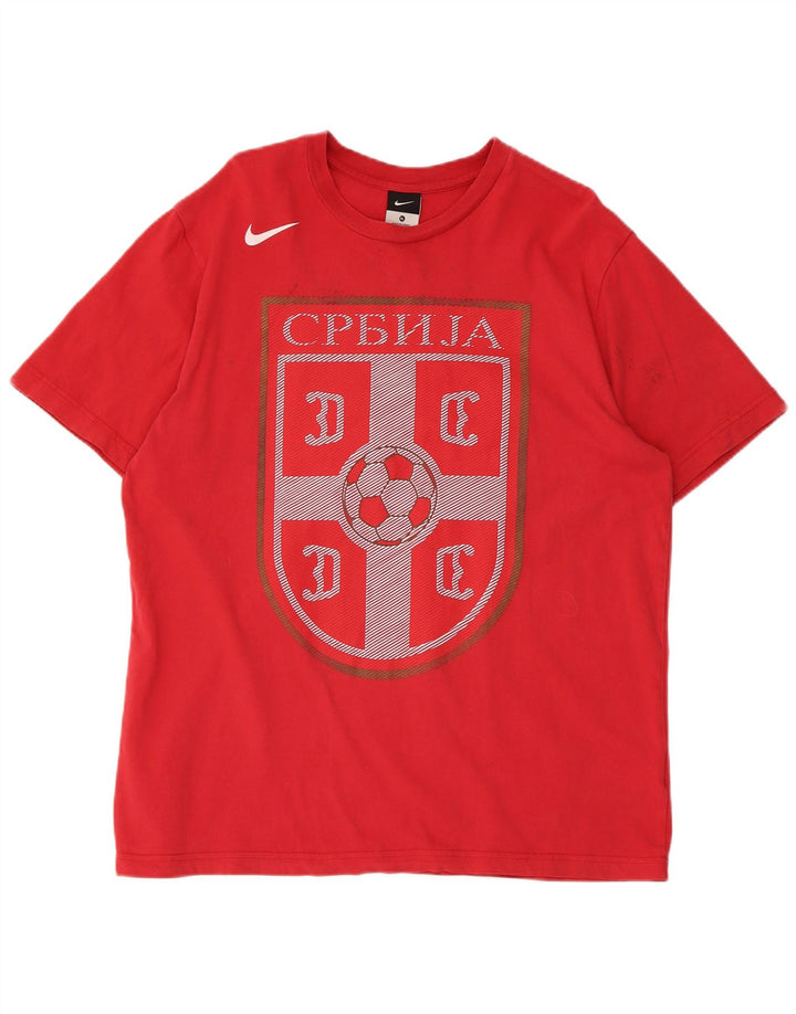 Camiseta Nike masculina gráfica Top XL algodão vermelho
