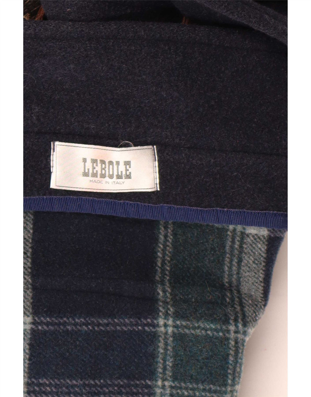 Lebole Casaco Duffle Masculino Solto Fit Reino Unido 42 XL Azul Marinho