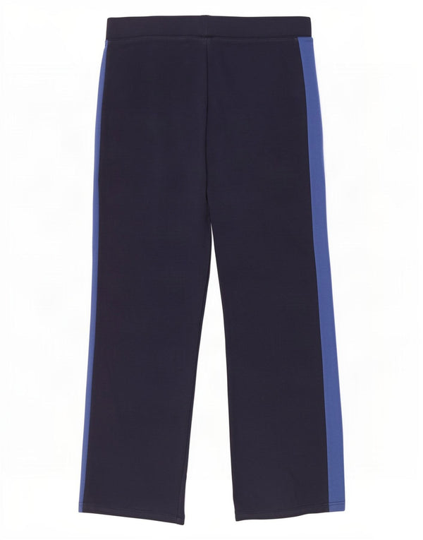 Calça de treino feminina Marks & Spencer UK 16 grande bloco colorido azul marinho