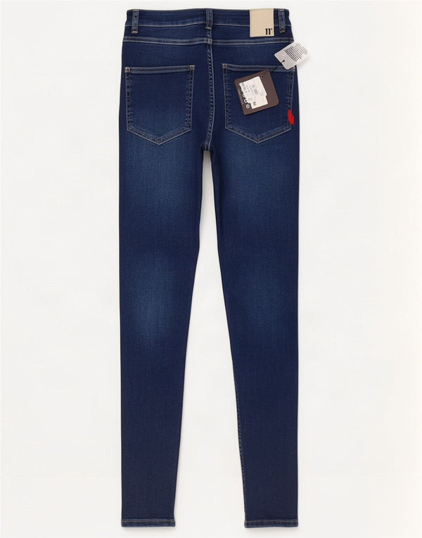 Calça jeans skinny masculina 11 graus XS W28 L31 algodão azul marinho