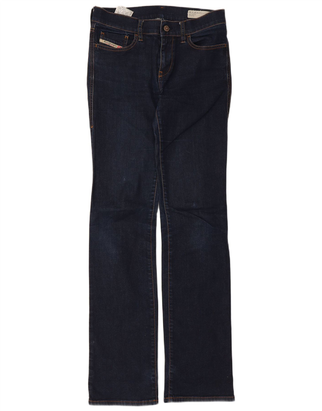 Jeans Slim Feminino Diesel W27 L32 Azul Algodão
