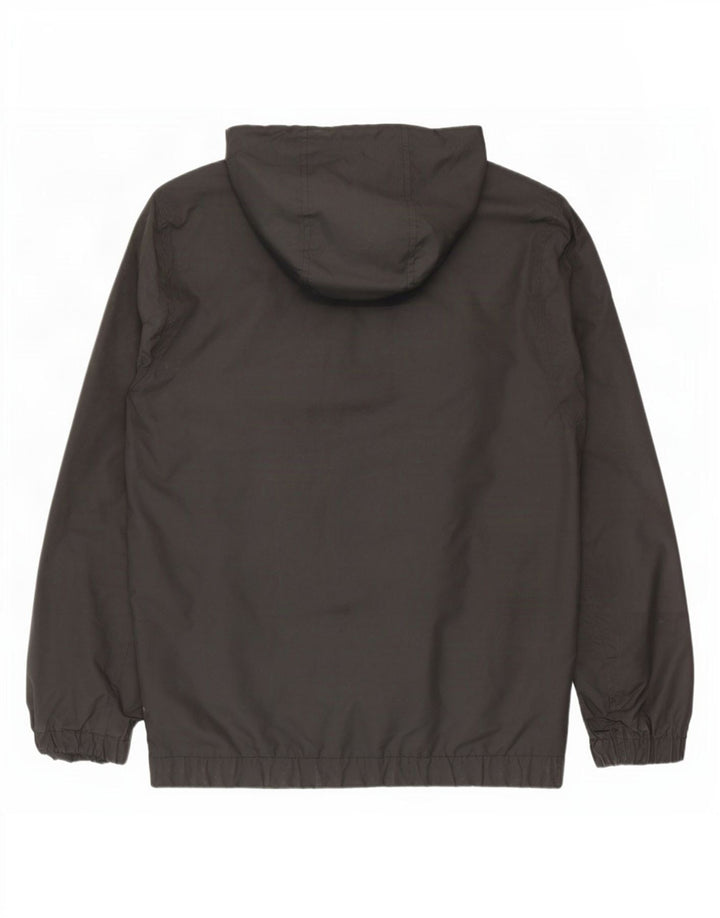 Jaqueta corta-vento masculina Levi's com capuz UK 38 poliéster preto médio
