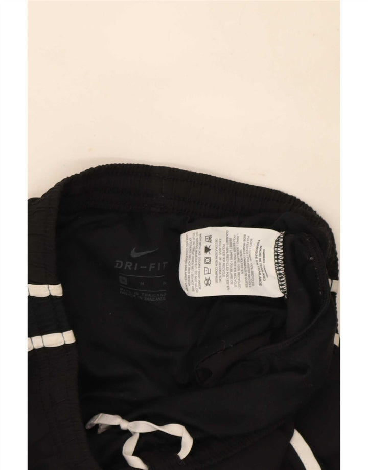 Shorts esportivos femininos Nike Dri Fit UK 12 poliéster preto médio