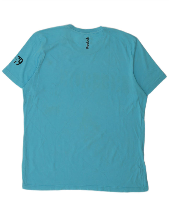 Camiseta gráfica masculina REEBOK XL azul