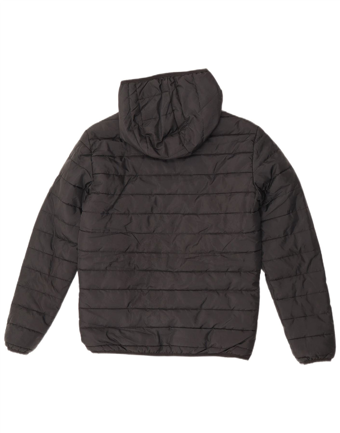 Jaqueta masculina acolchoada com capuz Jack & Jones UK 34 XS poliéster preto