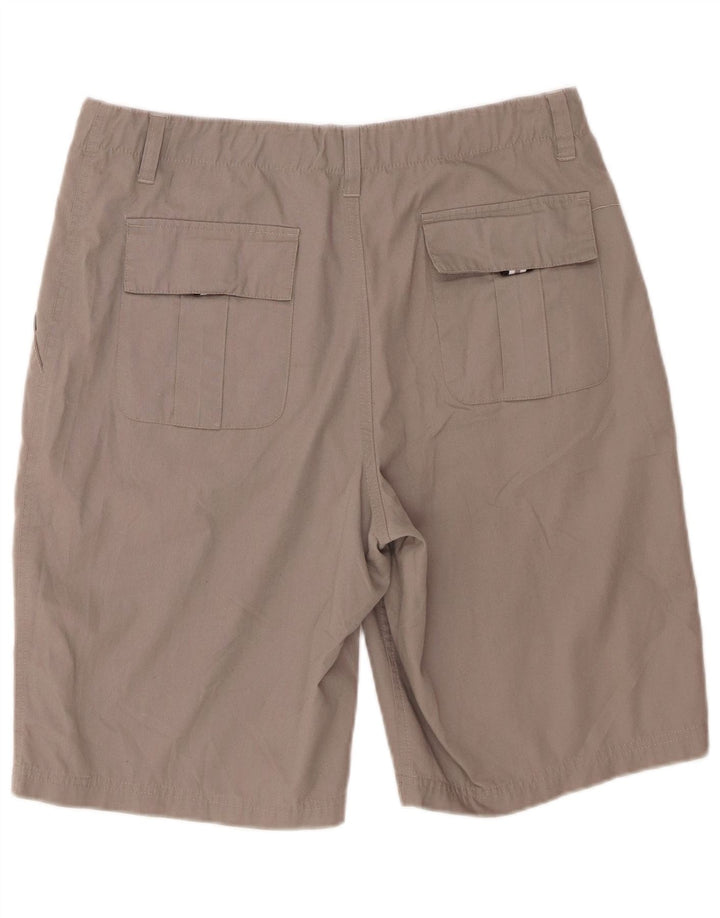 Fred Perry Mens Chino Shorts Médio W32 Poliéster Cinza