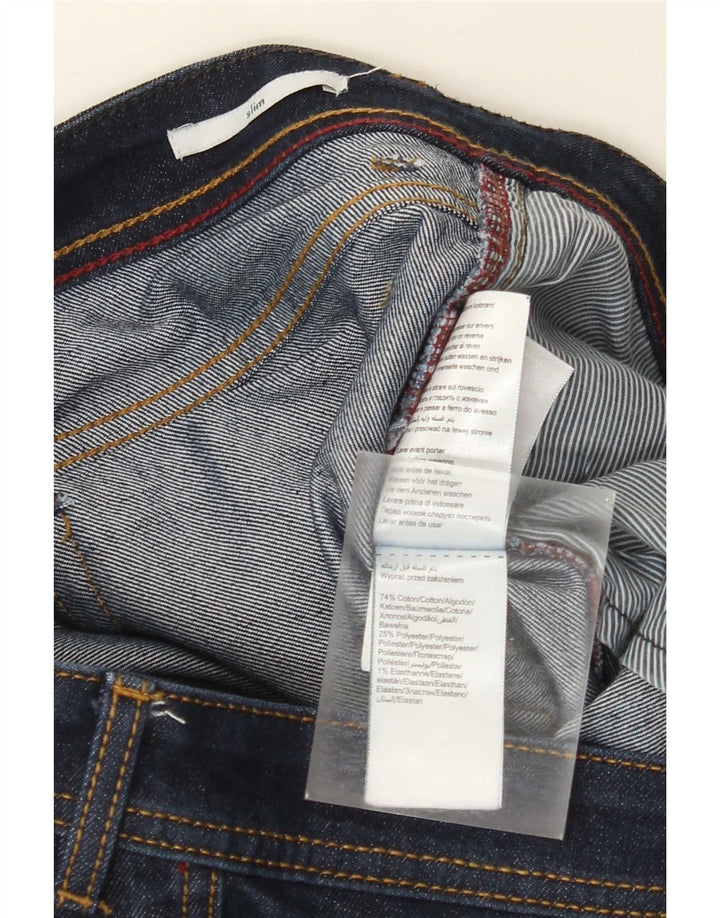 Jules Mens Slim Jeans W38 L34 Azul Marinho Algodão