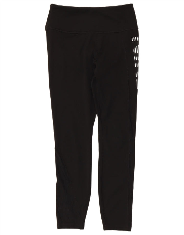 Nike Womens Graphic Leggings UK 8 Pequeno Poliéster Preto