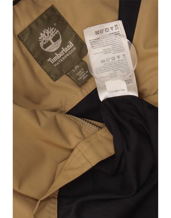 Jaqueta utilitária masculina TIMBERLAND UK 40 grande nylon bege