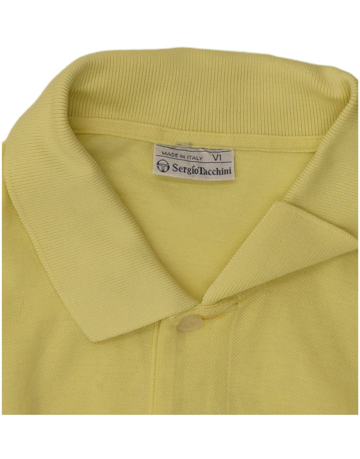 SERGIO TACCHINI Mens Polo Shirt  Large Yellow