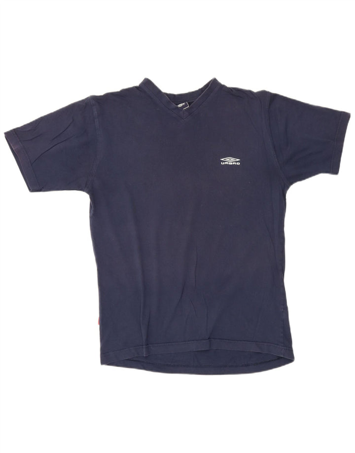 Camiseta masculina Umbro Top Médio Algodão Azul Marinho