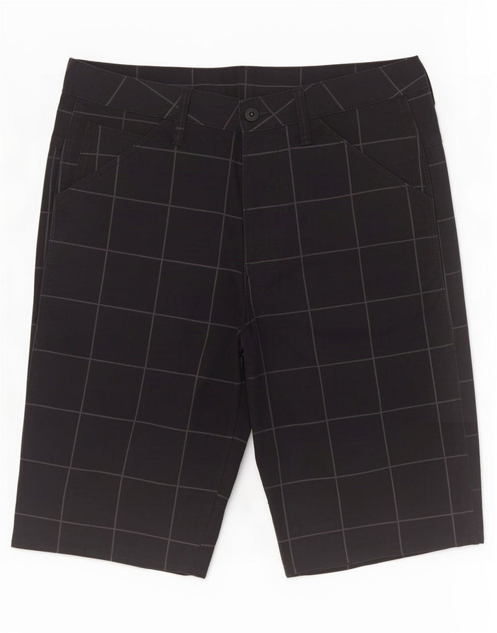 Bermuda masculina G-Star W32 médio preto xadrez algodão