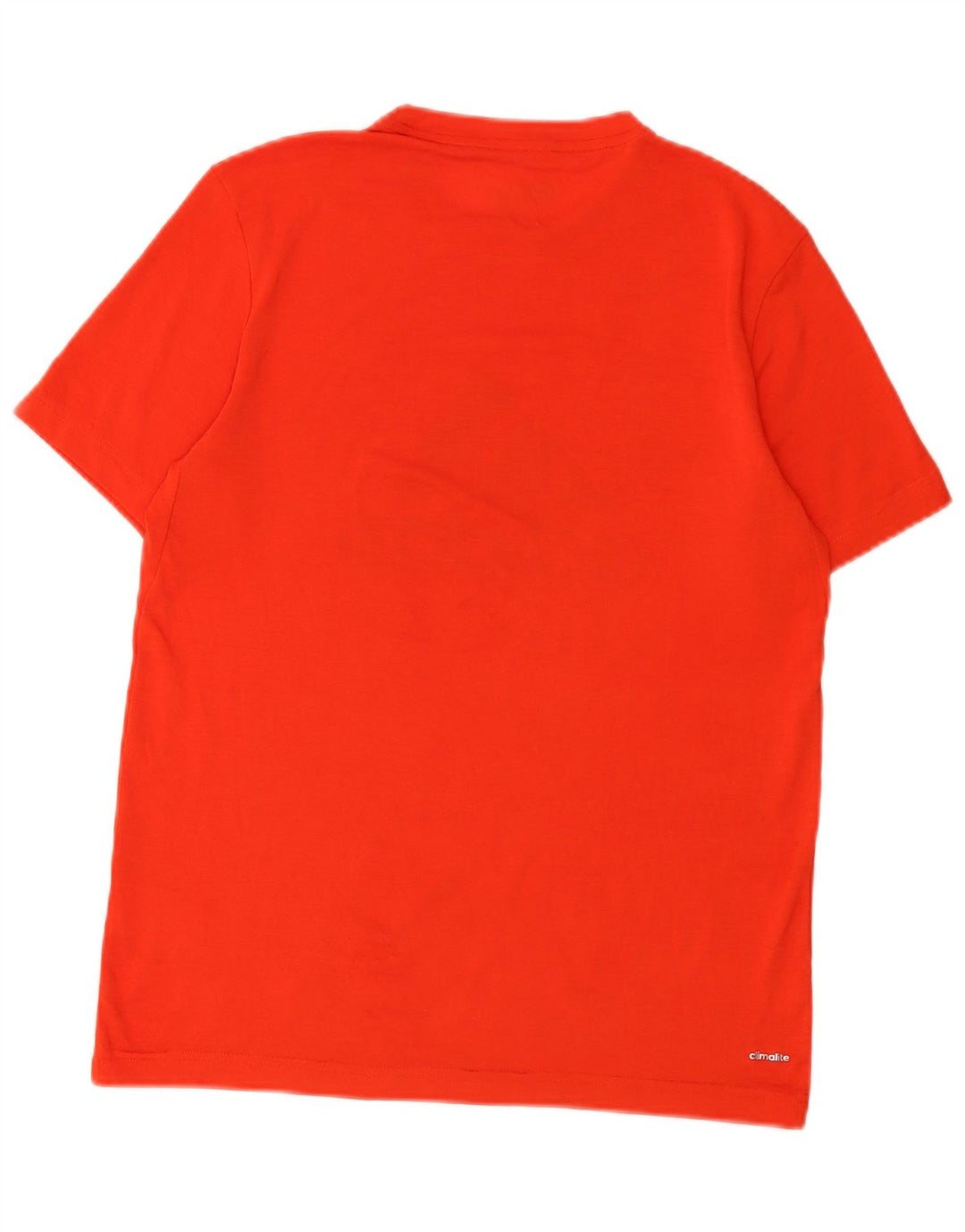 Camiseta Adidas Boys Climalite Graphic Top 13-14 Anos Poliéster Vermelho