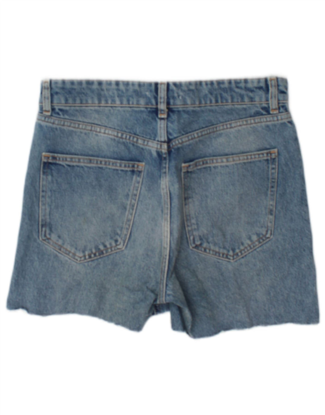 Shorts jeans feminino Zara EU 38 pequeno W28 azul