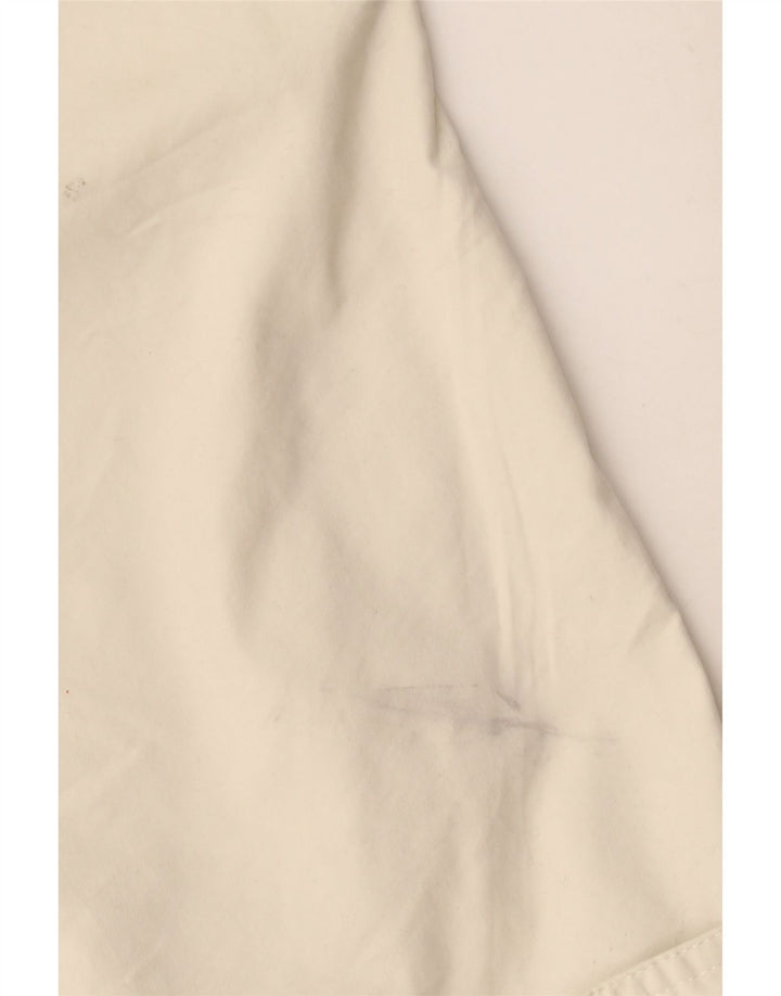 Jaqueta corta-vento feminina London Fog Reino Unido 16 grande algodão bege