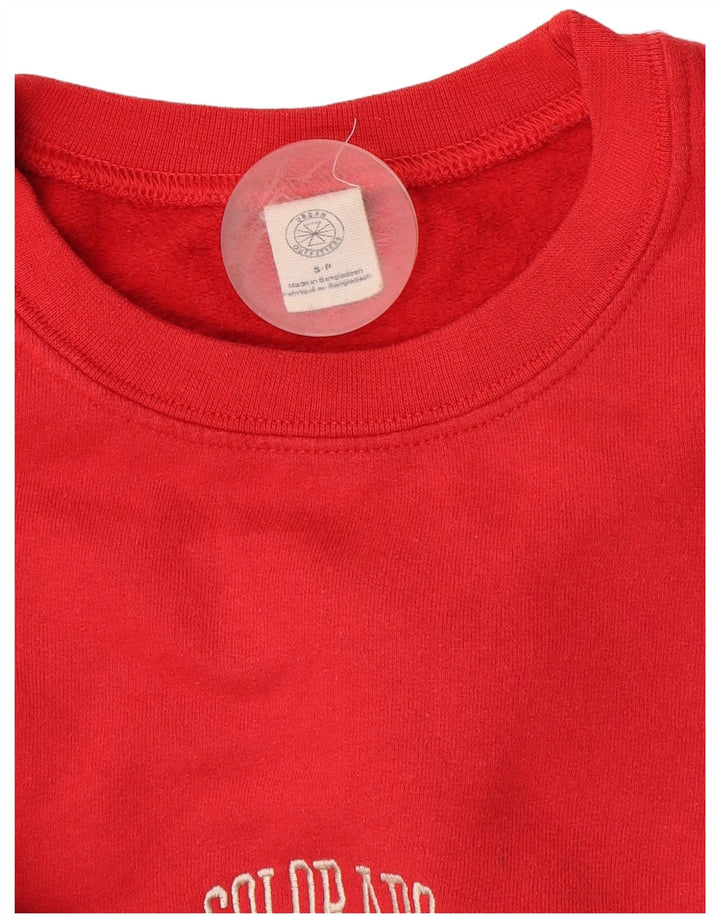 Urban Outfitters moletom gráfico masculino jumper pequeno vermelho