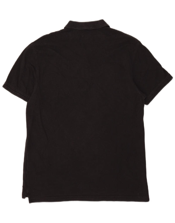 Camisa polo masculina Levi's grande de algodão preto