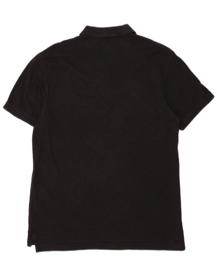 Camisa polo masculina Levi's grande de algodão preto