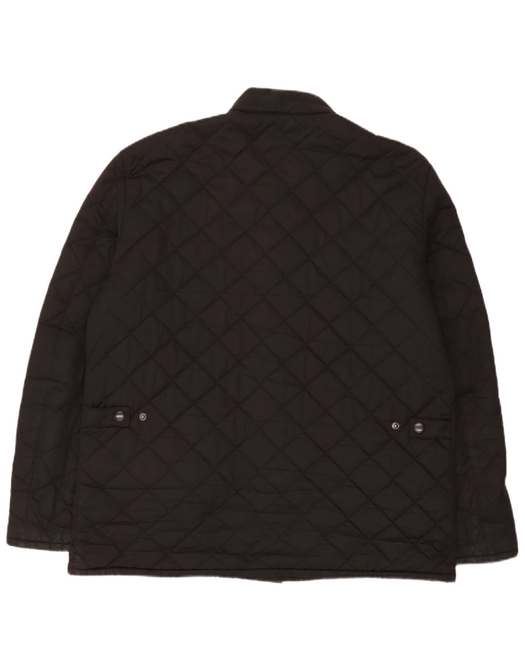 Jaqueta acolchoada masculina Barbour UK 42 XL poliéster preto