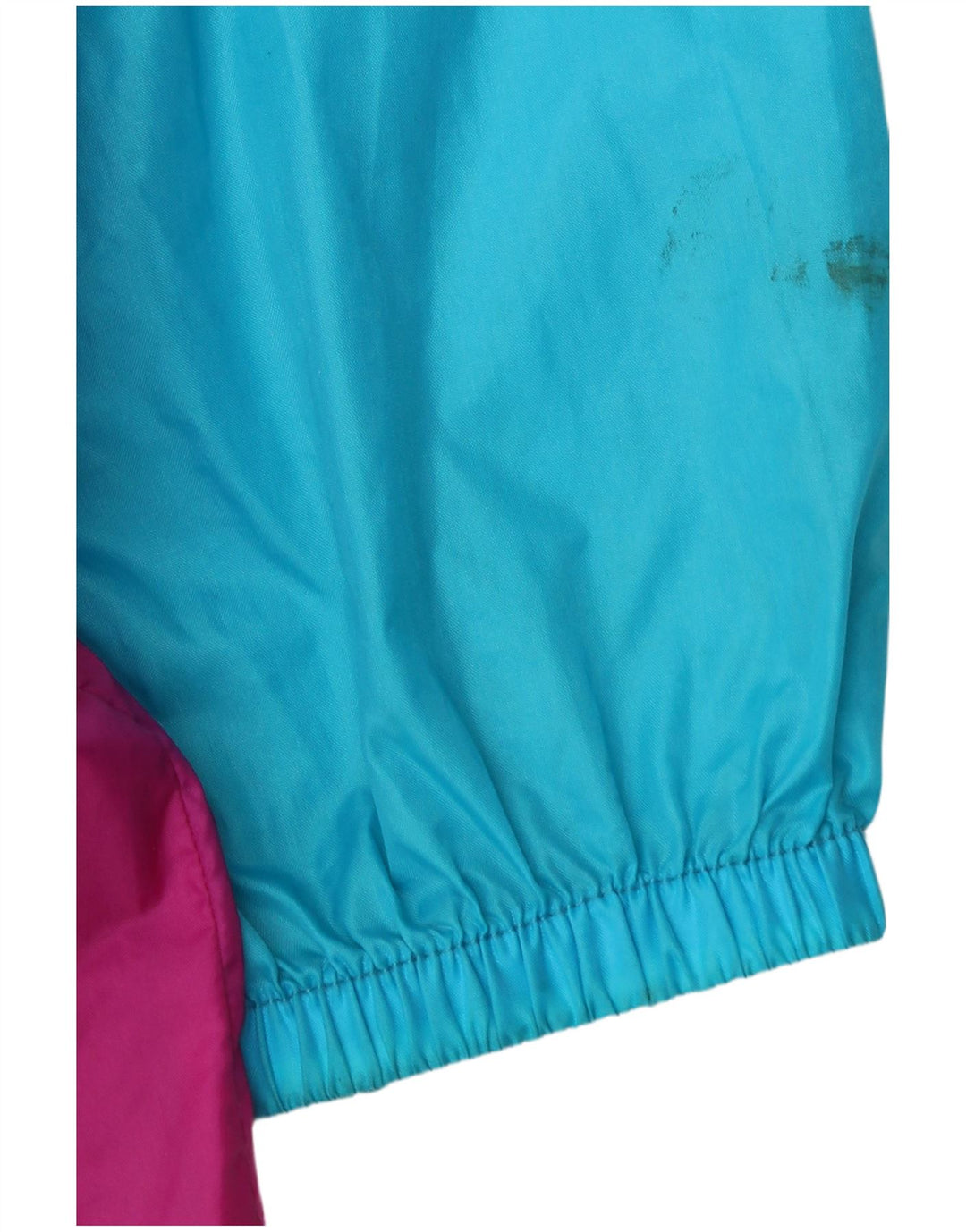 Jaqueta de esqui gráfica masculina vintage UK 46/48 2XL azul colorblock poliamida