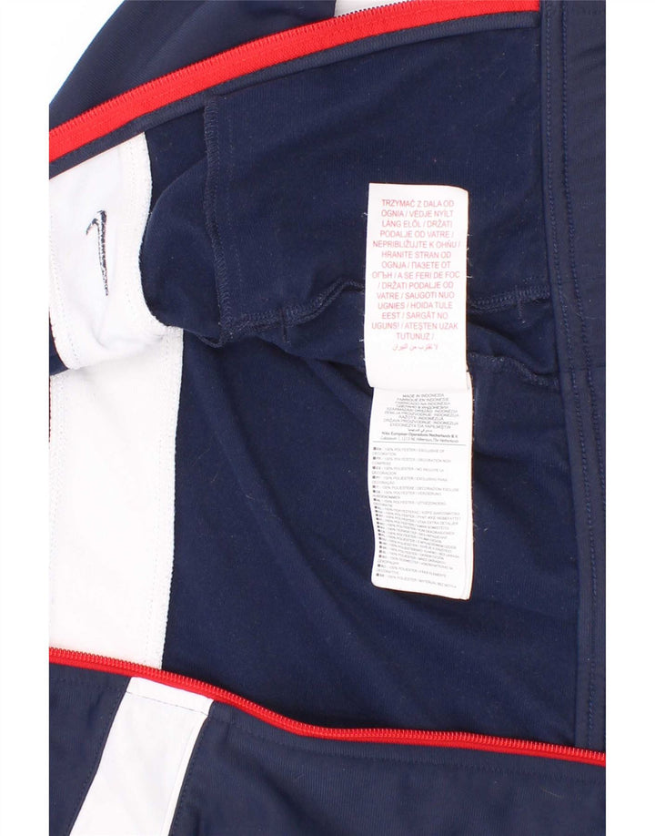 Jaqueta Nike Boys Tracksuit Top 3-4 Anos XS Azul Marinho Colorblock Poliéster
