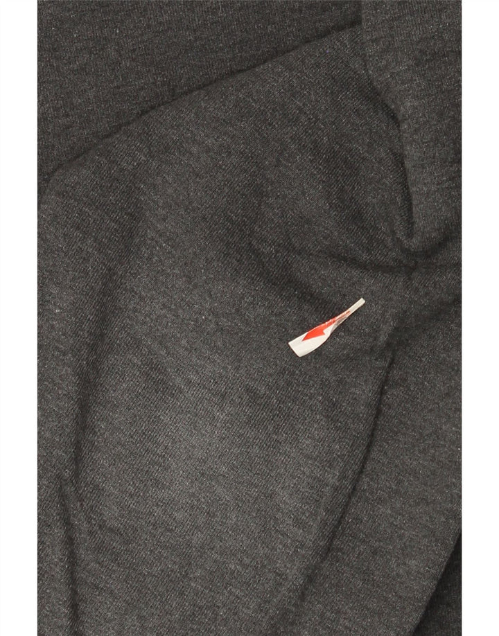 Jumper com capuz gráfico Champion masculino Tufts University cinza médio