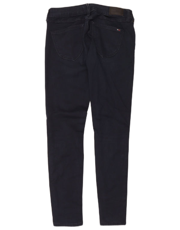 Jeans skinny feminino Tommy Hilfiger cintura baixa W31 L32 azul marinho