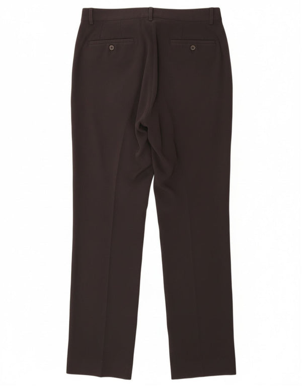 Zara Mens Straight Suit Calças EU 38 Pequeno W30 L33 Cinza Nylon