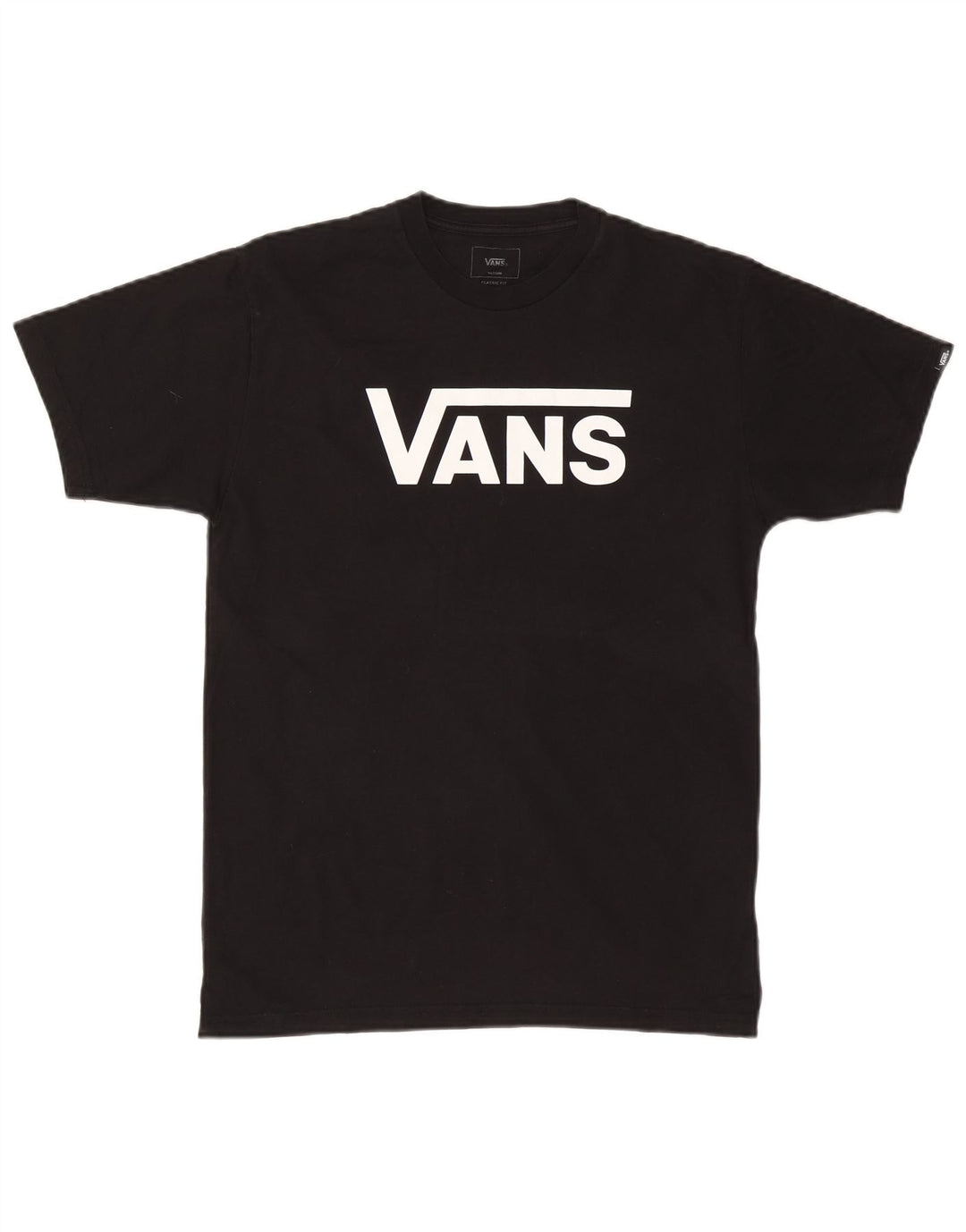 Camiseta Vans Masculina Classic Fit Graphic Top Médio Algodão Preto
