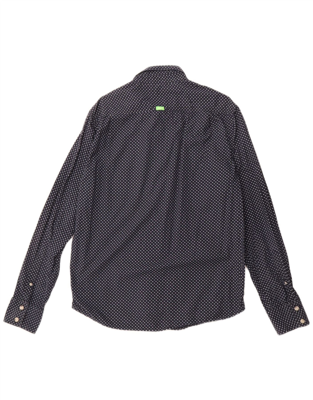 Camisa gráfica masculina SUPERDRY 2XL azul marinho manchado