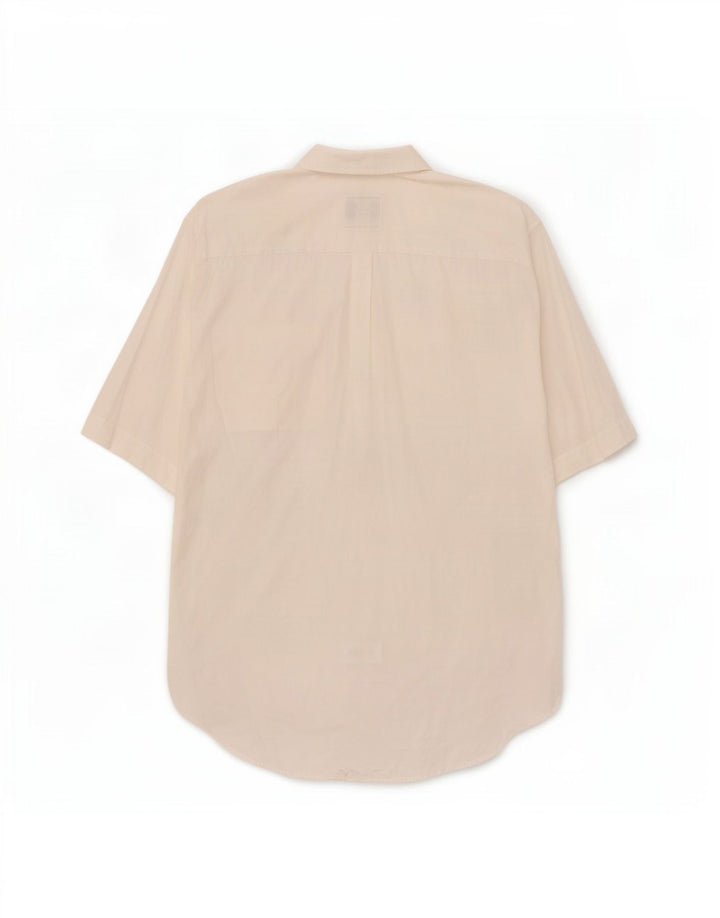 Camisa masculina de manga curta Navigare grande branca