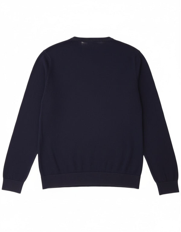 Suéter masculino Tommy Hilfiger com decote em V 2XL algodão azul marinho