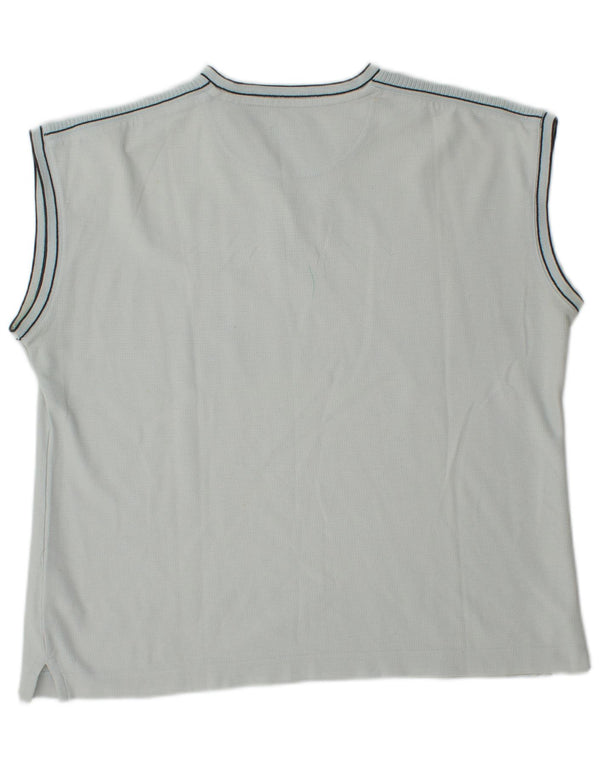 Camiseta feminina Lotto UK 16 grande algodão azul