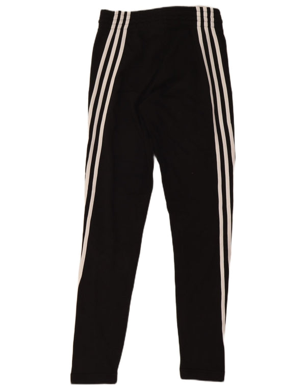 Calças de treino femininas Adidas UK 4/6 XS algodão preto