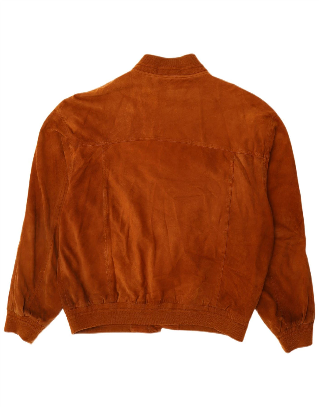 Jaqueta masculina vintage de camurça IT 58 4XL couro marrom