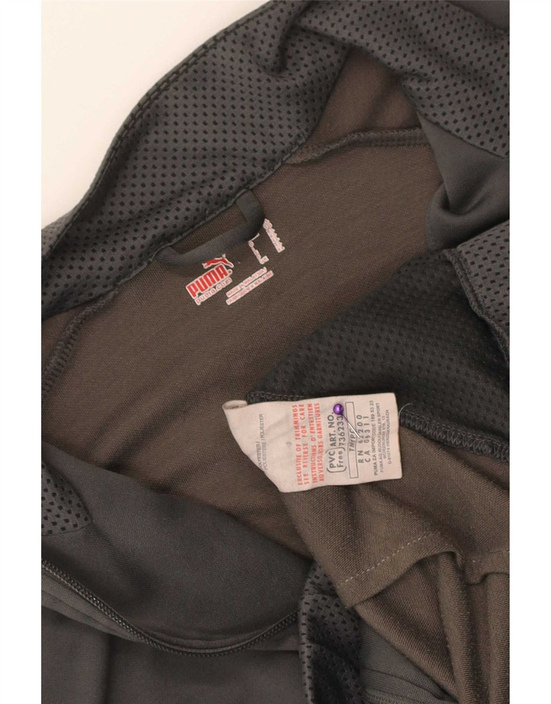 Jaqueta masculina Puma Graphic Tracksuit XL cinza poliéster