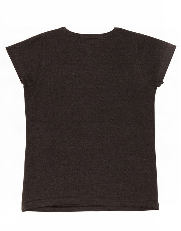 Camiseta feminina Diesel Top UK 10 pequena cinza