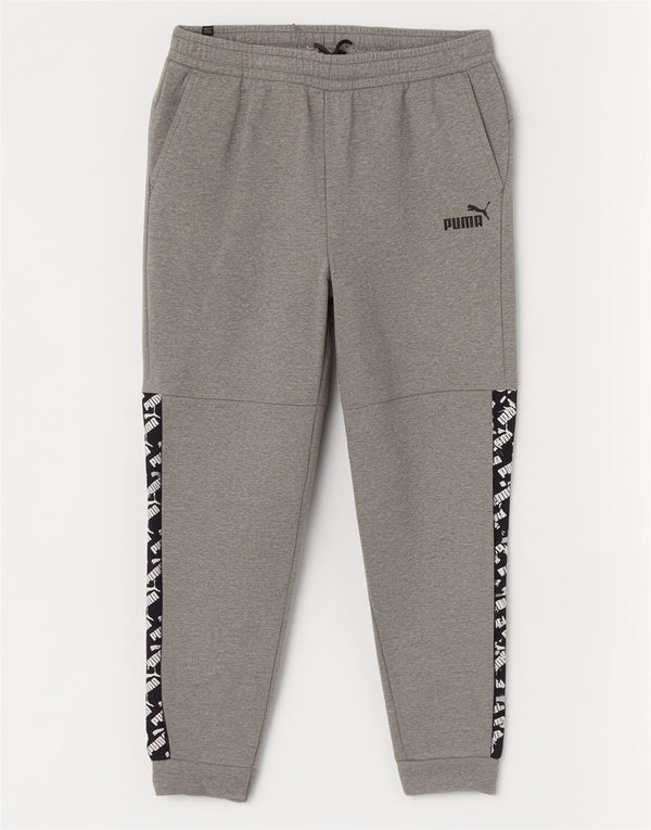 Calça de treino masculina Puma Joggers 2XL W40 L31 cinza Colourblock Sports