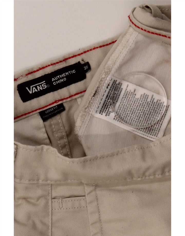 Calça Vans Masculina Loose Fit Chino W30 L29 Poliéster Bege