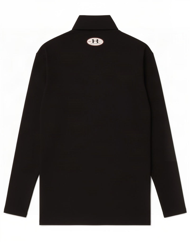 Under Armour Masculino Top Manga Longa Médio Preto Nylon