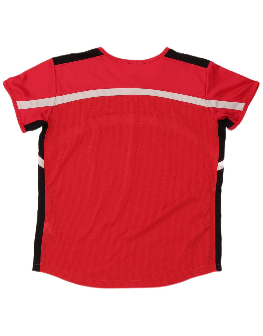 Camiseta Nike feminina Dri Fit Top US 8/10 Medium Red Colourblock Poliéster