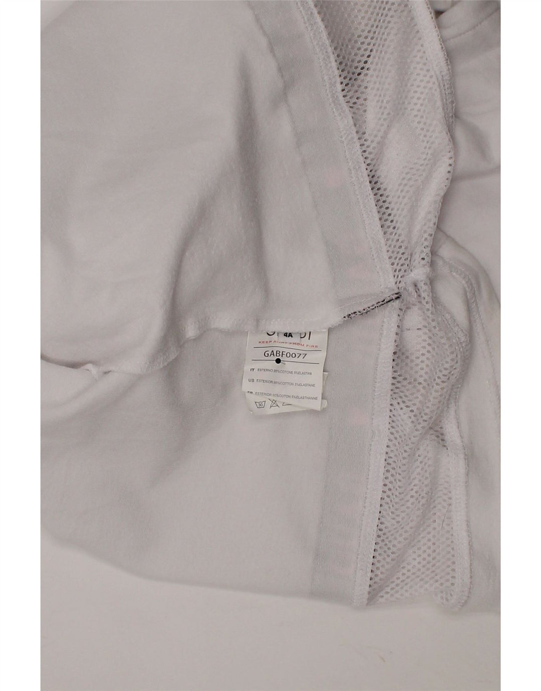 GAUDI Girls Graphic Hooded A-Line Dress 3-4 Years White Cotton Vintage Gaudi and Second-Hand Gaudi from Messina Hembry 