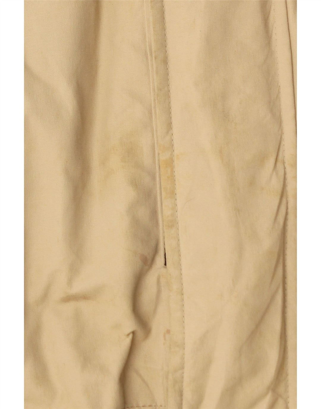 Jaqueta corta-vento masculina ASICS com capuz UK 36 pequena poliamida bege