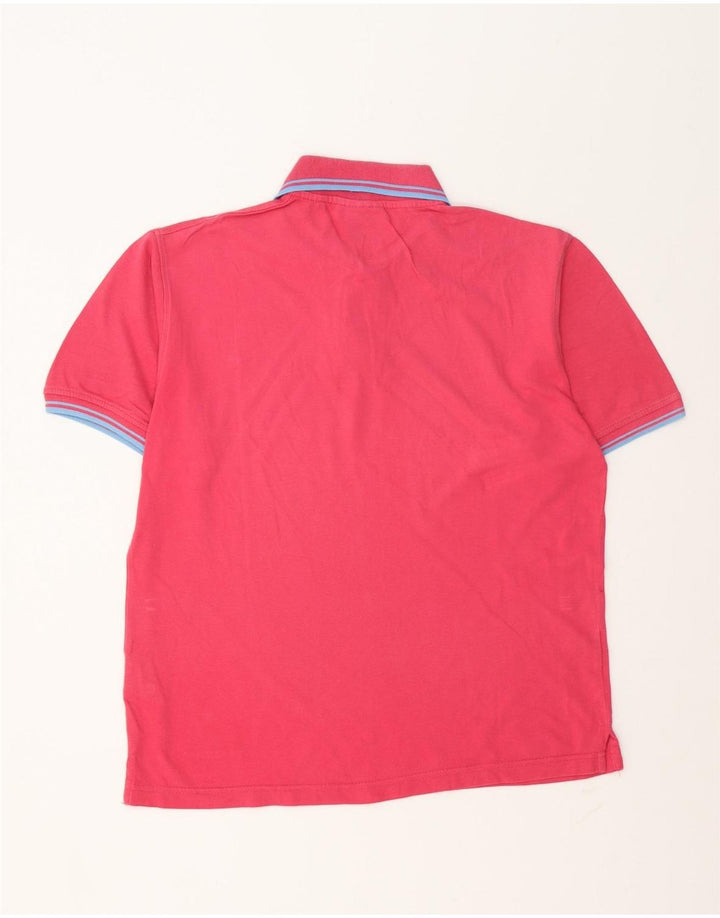Camisa polo masculina Diadora médio algodão rosa