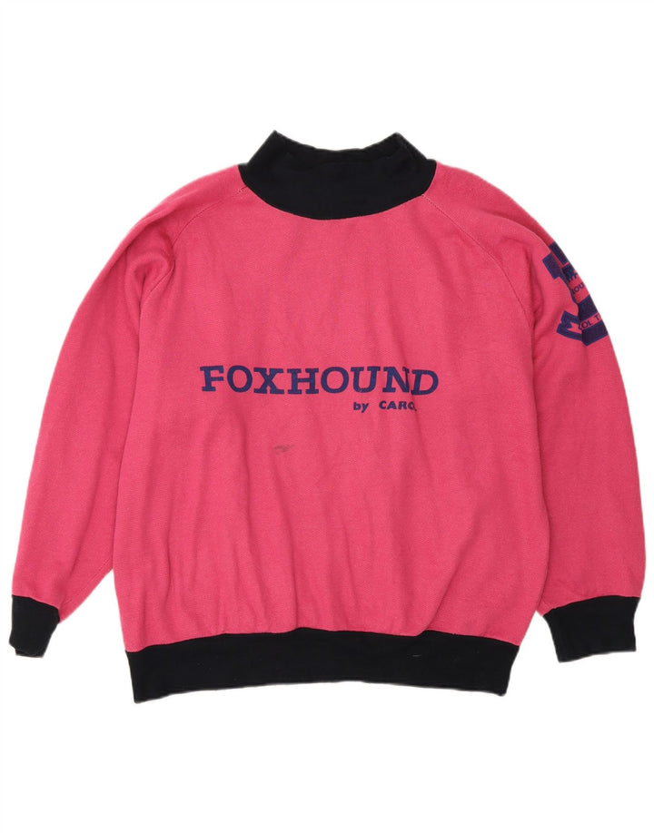 Suéter gráfico feminino FOXHOUND Reino Unido 16 grande rosa
