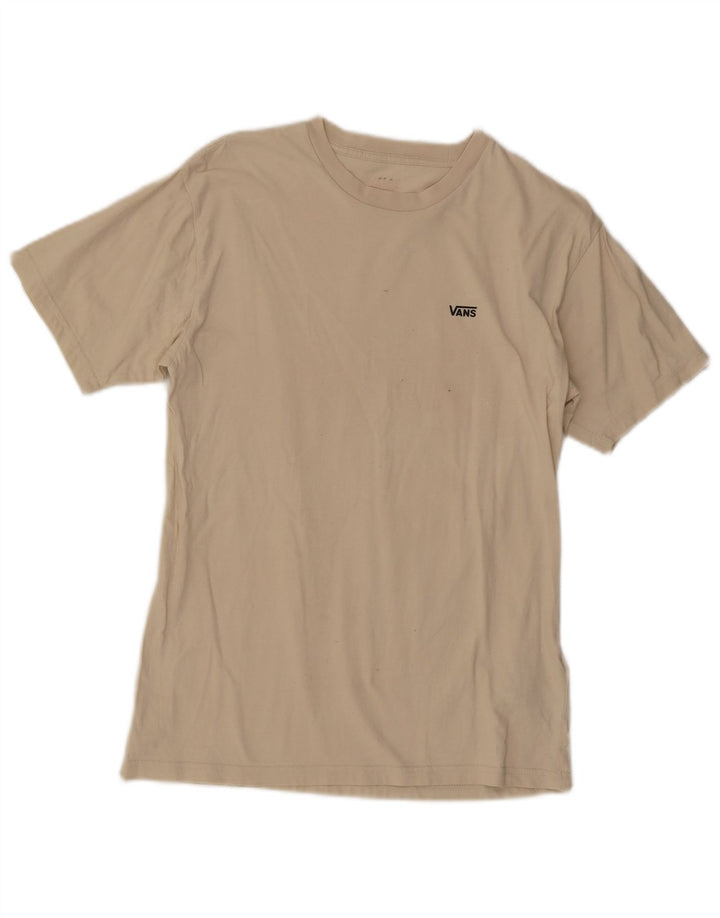 Camiseta feminina VANS UK 14 médio algodão branco