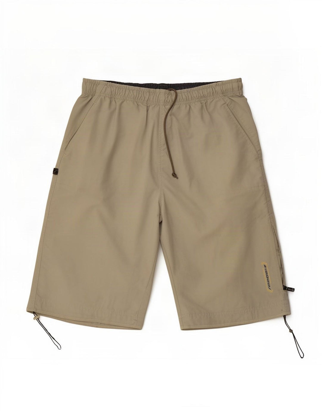 Shorts esportivos masculinos Reebok grandes cinza
