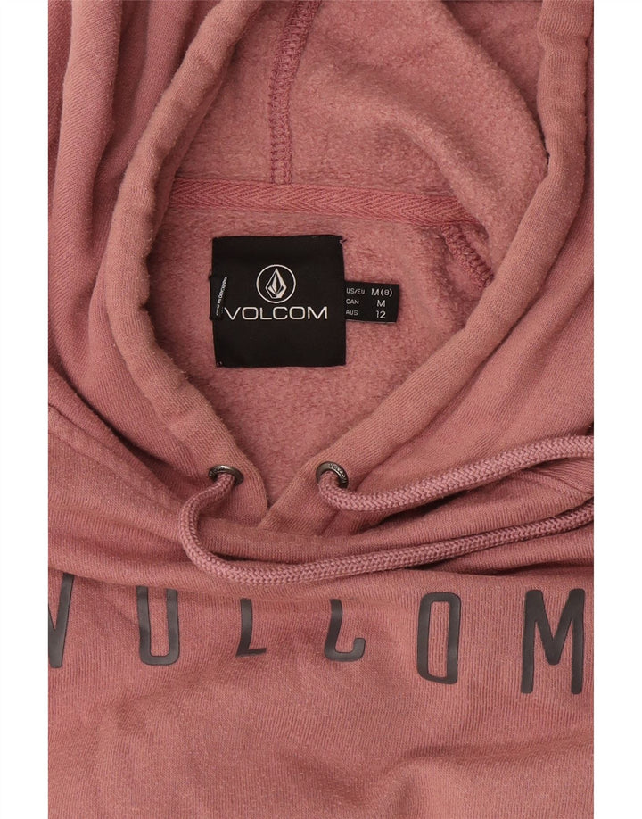 Jumper com capuz gráfico feminino VOLCOM UK 14 rosa médio