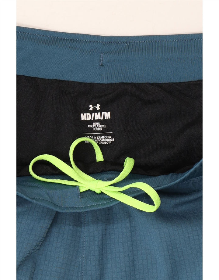Under Armour Mens Sport Shorts Médio Azul Colourblock Poliéster