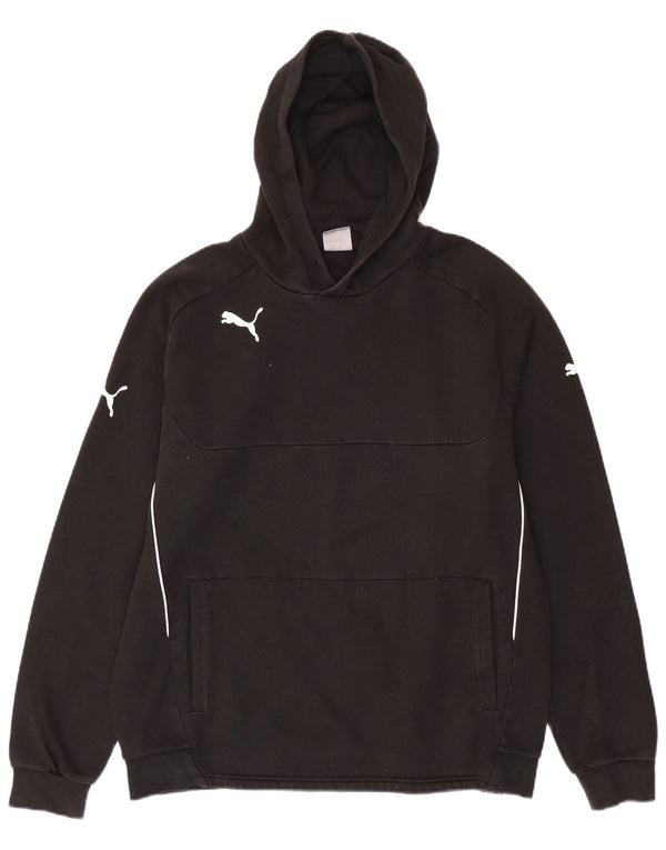 Puma Mens Hoodie Jumper XL Algodão Preto